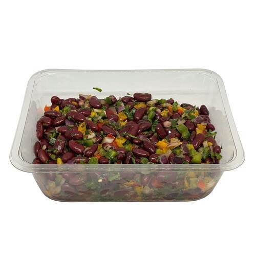 Colorful salad bowl with fresh veggies