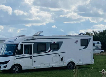 Motorhome on a stopover