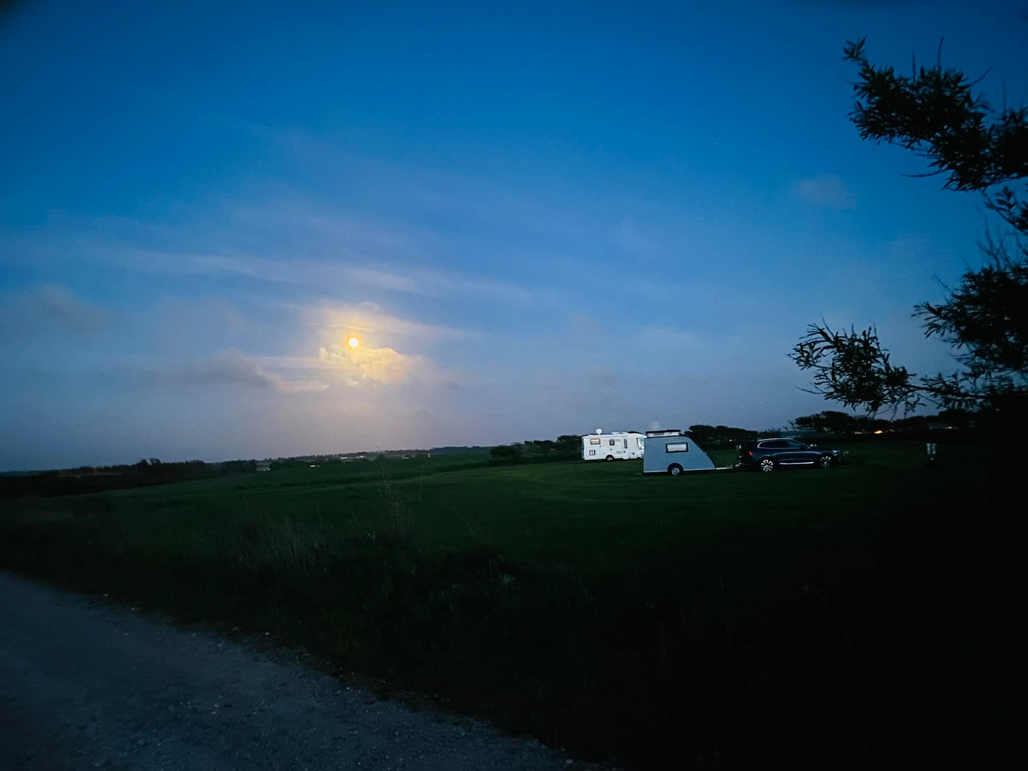 Lichte zomeravond bij Løkken Maritime Naturcamp